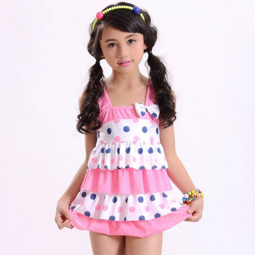 Maillot de bain fille en nylon - Ref 2549666