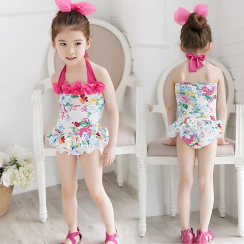 Maillot de bain fille en nylon - Ref 2549668