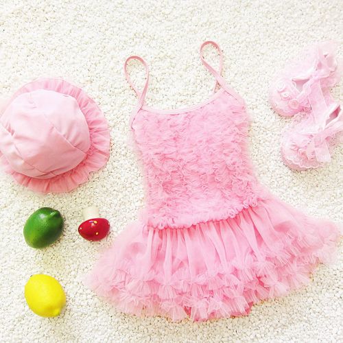 Maillot de bain fille en nylon - Ref 2549677