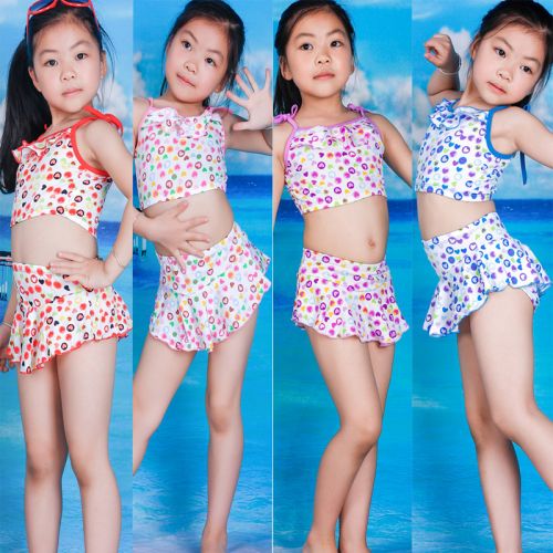 Maillot de bain fille en polyester - Ref 2549686