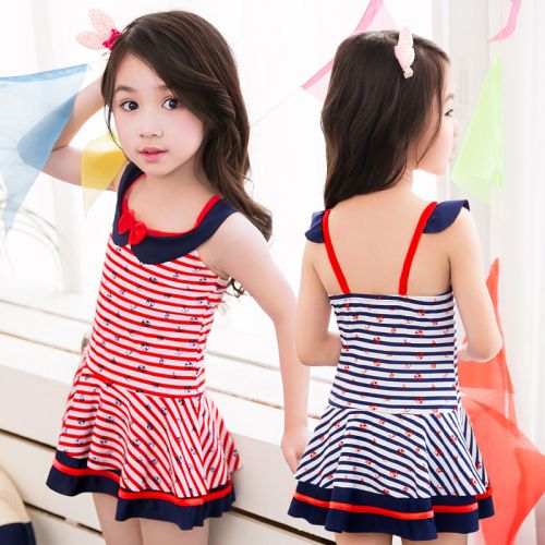 Maillot de bain fille en spandex - Ref 2549730