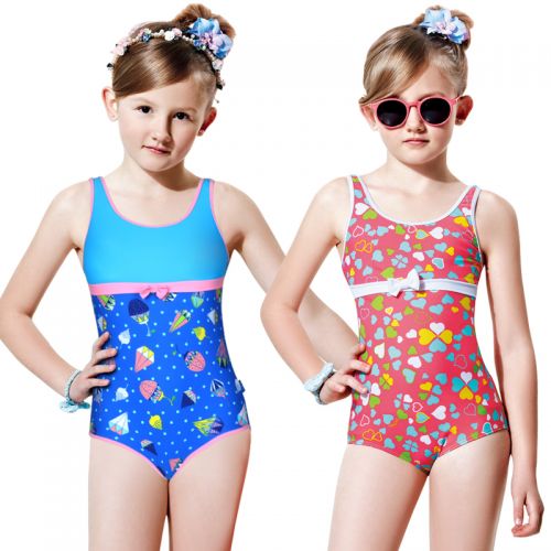 Maillot de bain fille en nylon - Ref 2549743