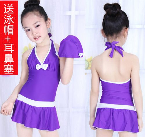 Maillot de bain fille en nylon - Ref 2549753