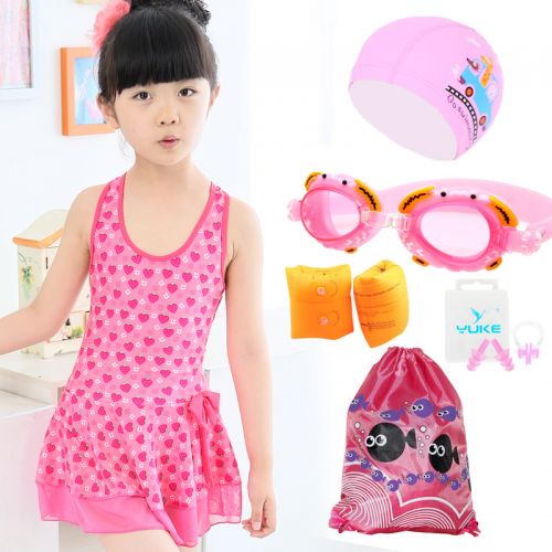 Maillot de bain fille en polyester - Ref 2549776