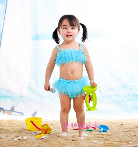 Maillot de bain fille en nylon - Ref 2549801