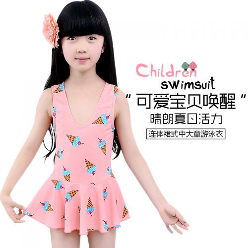 Maillot de bain fille en nylon - Ref 2549824