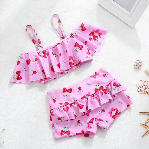 Maillot de bain fille en polyester - Ref 2549833