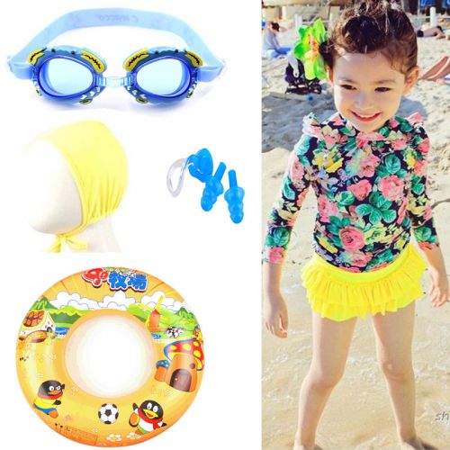 Maillot de bain fille en nylon - Ref 2549838