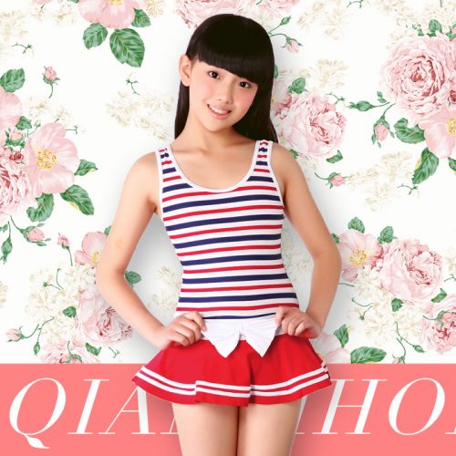 Maillot de bain fille en nylon - Ref 2549840