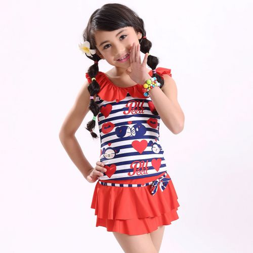 Maillot de bain fille en nylon - Ref 2549869