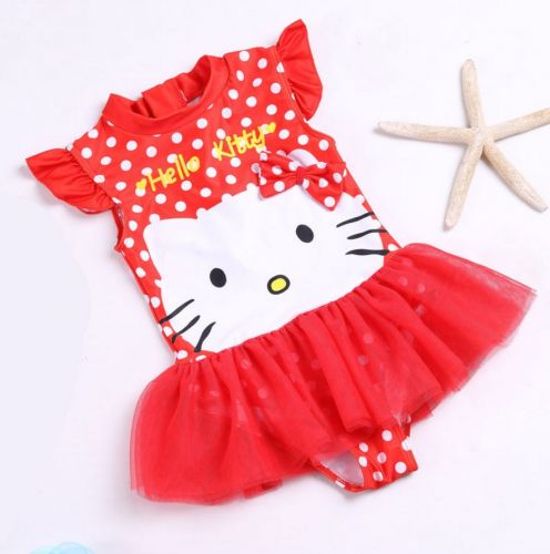 Maillot de bain fille en polyester - Ref 2549883