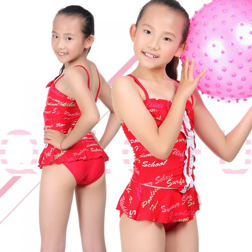 Maillot de bain fille en nylon - Ref 2550017