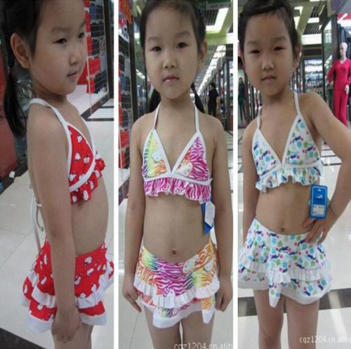 Maillot de bain fille en nylon - Ref 2550045