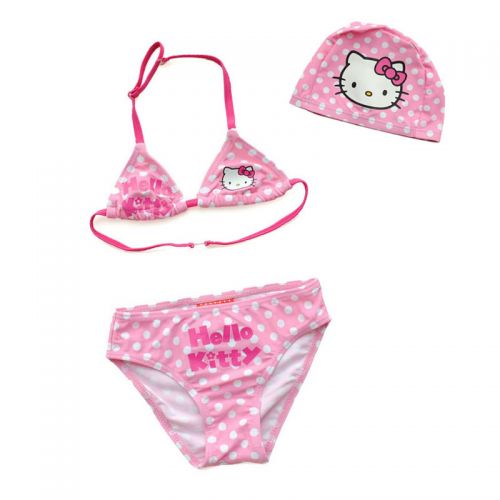 Maillot de bain fille HELLO KITTY en nylon - Ref 2550214