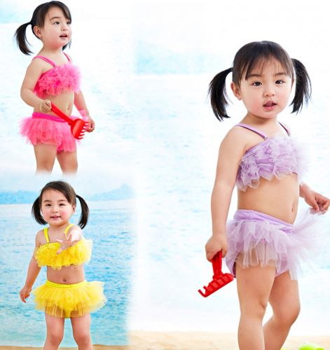 Maillot de bain fille en nylon - Ref 2550362