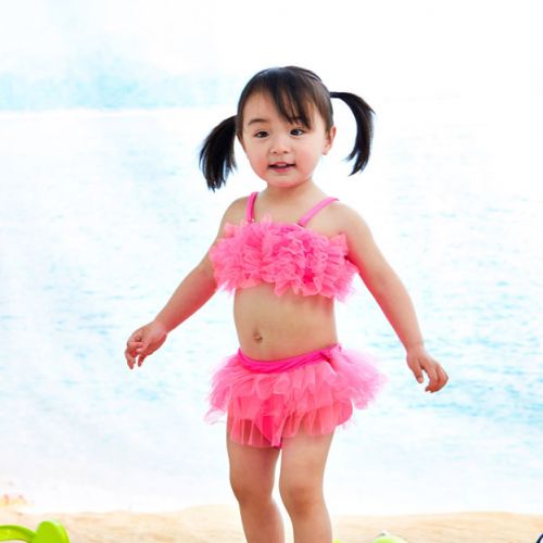 Maillot de bain fille en nylon - Ref 2550386