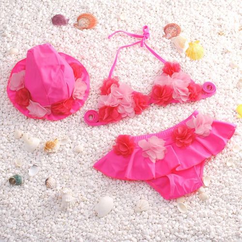 Maillot de bain fille en nylon - Ref 2550457