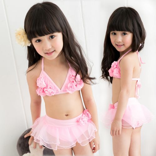 Maillot de bain fille en nylon - Ref 2550459