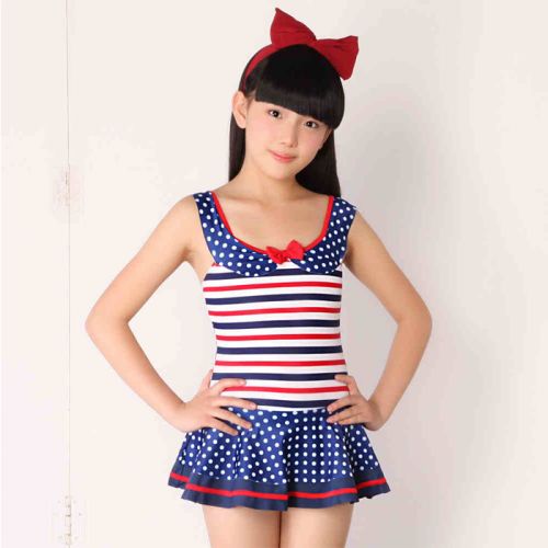 Maillot de bain fille en nylon - Ref 2550550