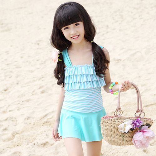 Maillot de bain fille en nylon - Ref 2550675