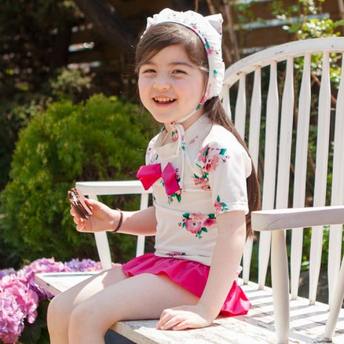 Maillot de bain fille DUDUAMPMUMU en nylon - Ref 2550677