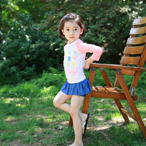 Maillot de bain fille FASIBETTS en nylon - Ref 2550700