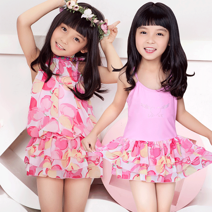 Maillot de bain fille en nylon - Ref 2550727