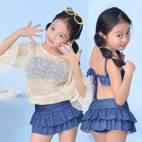 Maillot de bain fille en nylon - Ref 2550792