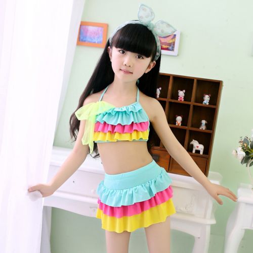 Maillot de bain fille en nylon - Ref 2550800