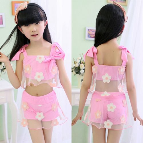 Maillot de bain fille en nylon - Ref 2550835