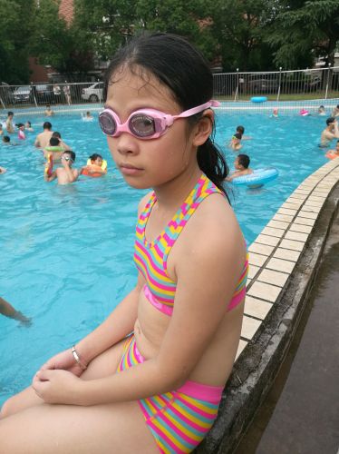 Maillot de bain fille D-XEL en spandex - Ref 2550910