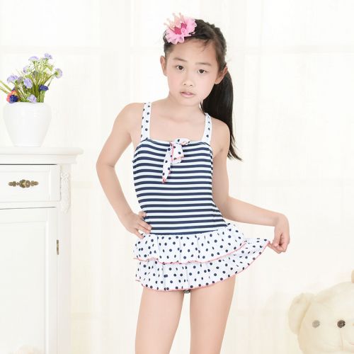 Maillot de bain fille en polyester - Ref 2551129