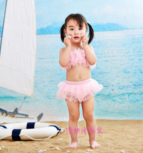 Maillot de bain fille en nylon - Ref 2551157