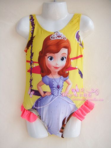 Maillot de bain fille en polyester - Ref 2551189
