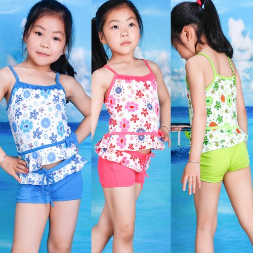 Maillot de bain fille en polyester - Ref 2551253