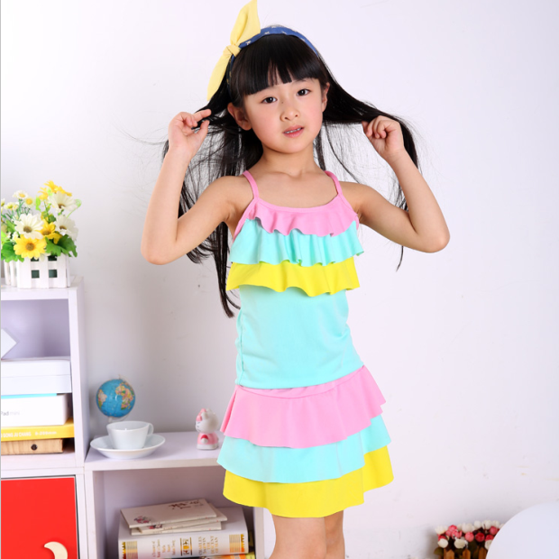 Maillot de bain fille en spandex - Ref 2551311