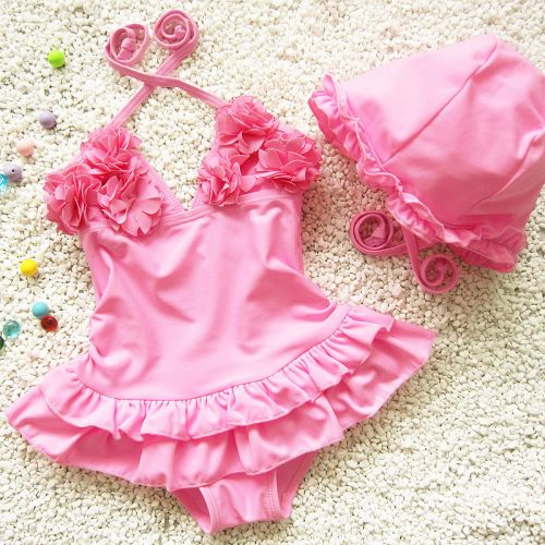 Maillot de bain fille en polyester - Ref 2551380