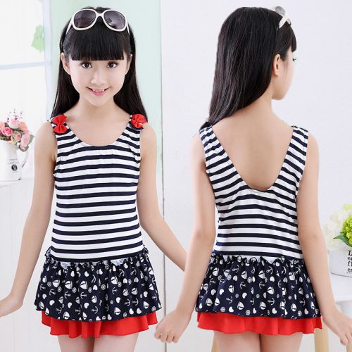 Maillot de bain fille en polyester - Ref 2551387