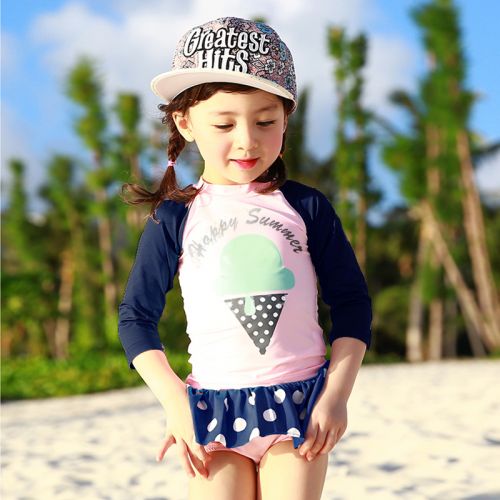 Maillot de bain fille en nylon - Ref 2551388