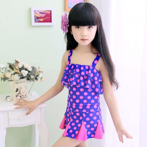 Maillot de bain fille en nylon - Ref 2551392
