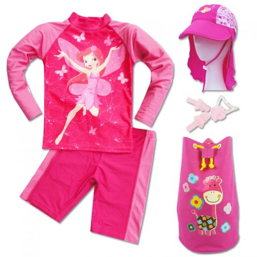 Maillot de bain fille YIAYIN en nylon - Ref 2551396