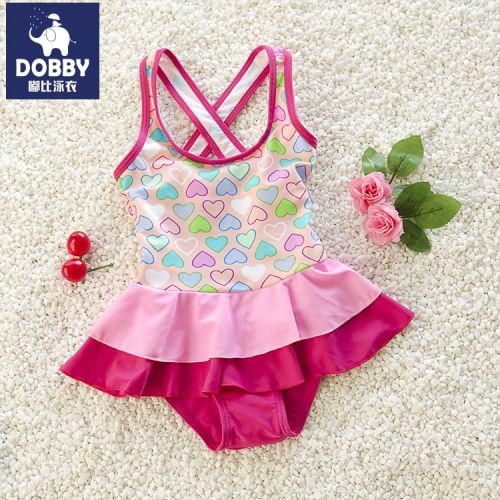 Maillot de bain fille en nylon - Ref 2551413