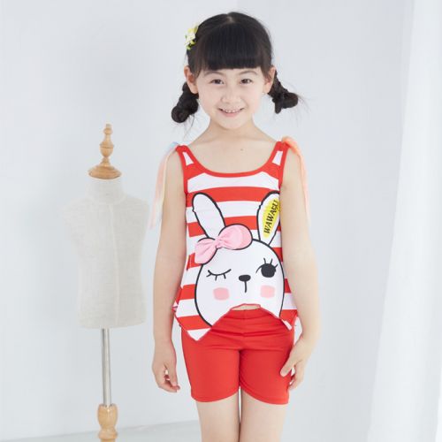 Maillot de bain fille en polyester - Ref 2551427
