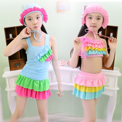 Maillot de bain fille en polyester - Ref 2551442
