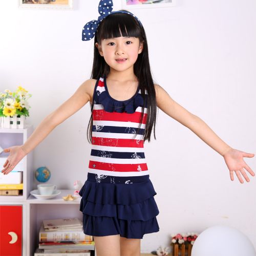 Maillot de bain fille en spandex - Ref 2551502