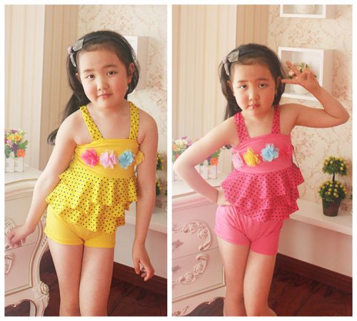 Maillot de bain fille en polyester - Ref 2551518
