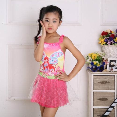 Maillot de bain fille en polyester - Ref 2551533