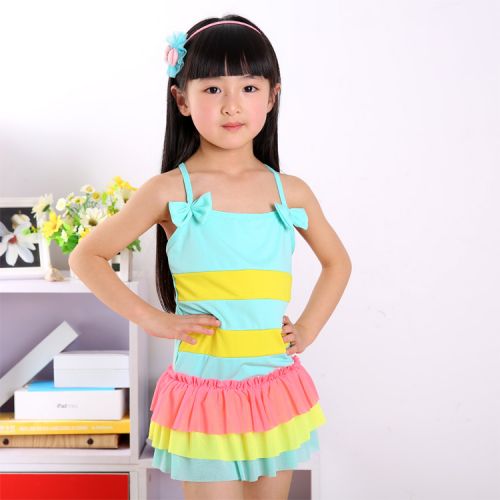Maillot de bain fille en spandex - Ref 2551539