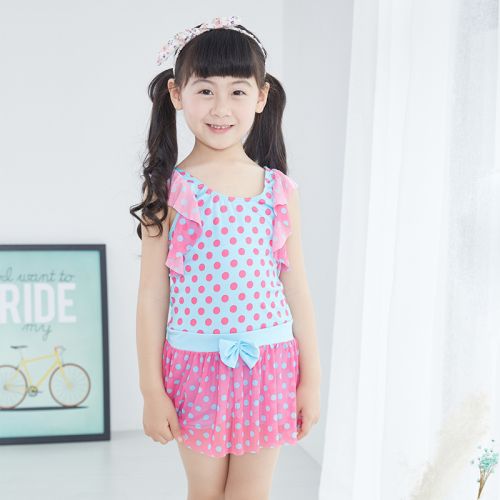 Maillot de bain fille en polyester - Ref 2551541