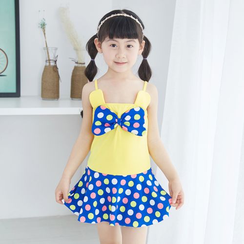 Maillot de bain fille en polyester - Ref 2551556